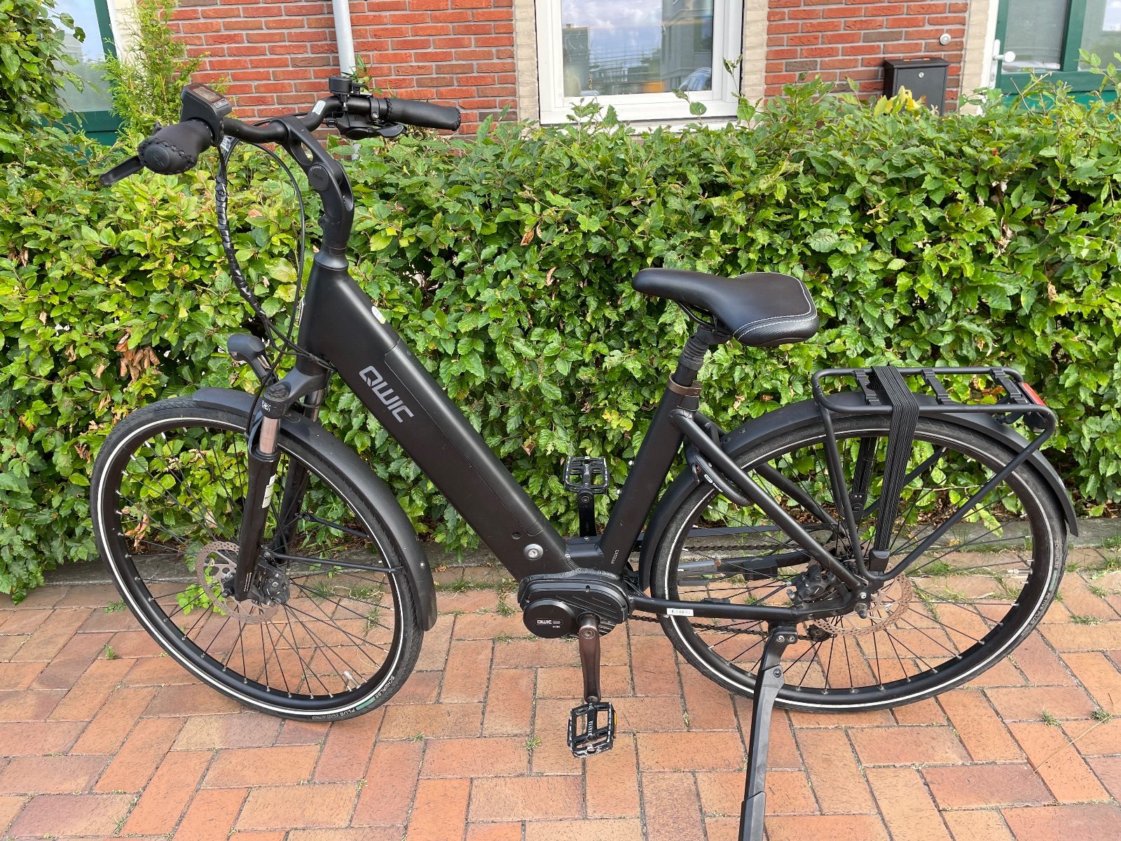 Qwic RD9 uit 2021, tweedehands elektrische fiets, kleur zwart